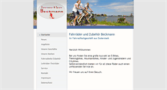 Desktop Screenshot of fahrrad-beckmann.de
